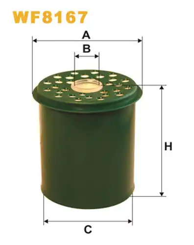 горивен филтър WIX FILTERS WF8167