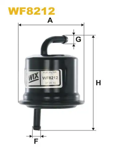 горивен филтър WIX FILTERS WF8212