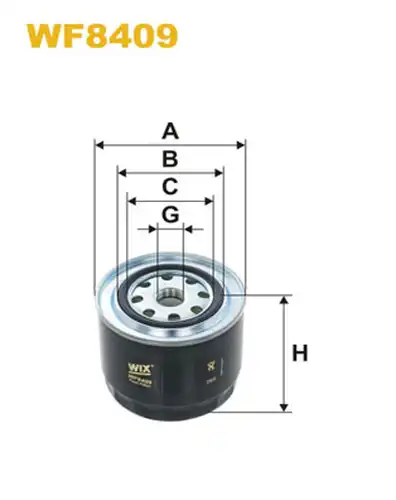 горивен филтър WIX FILTERS WF8409