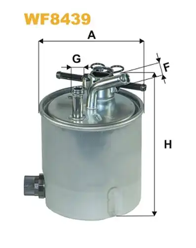 горивен филтър WIX FILTERS WF8439