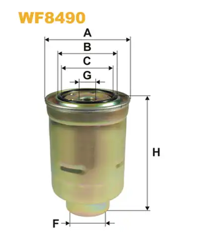 горивен филтър WIX FILTERS WF8490
