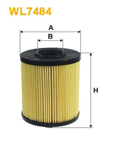 маслен филтър WIX FILTERS WL7484