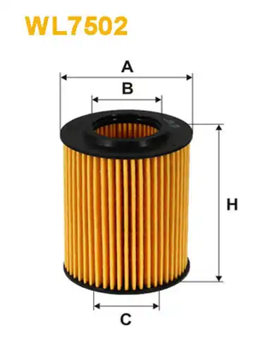 маслен филтър WIX FILTERS WL7502