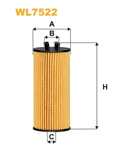 маслен филтър WIX FILTERS WL7522