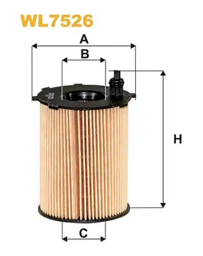 маслен филтър WIX FILTERS WL7526