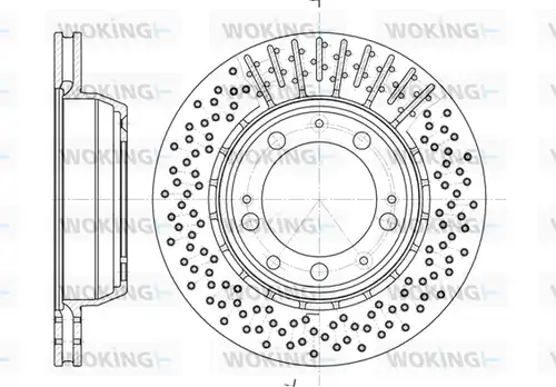 спирачен диск WOKING D6940.10