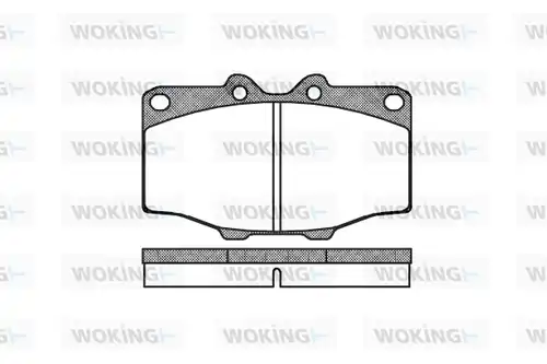 накладки WOKING P0323.00