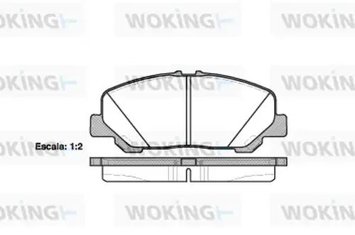 накладки WOKING P13873.00