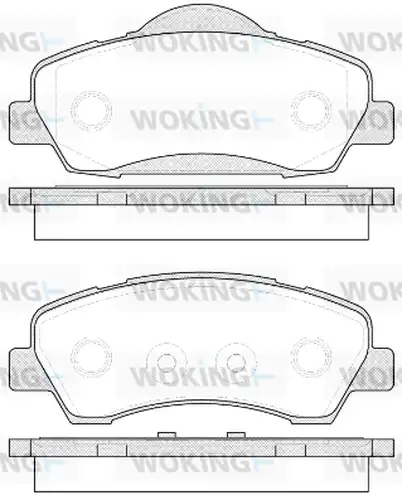 накладки WOKING P14303.00
