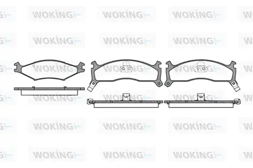 накладки WOKING P7003.02