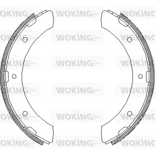 спирачна челюст WOKING Z4309.00