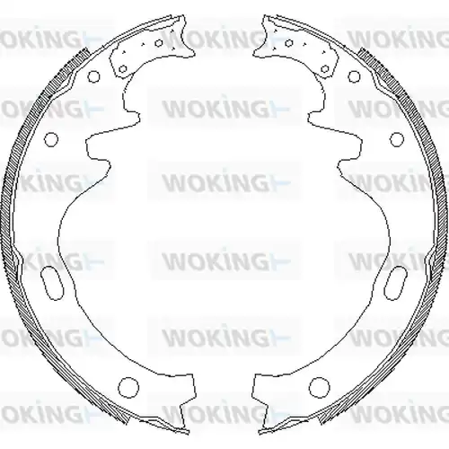 спирачна челюст WOKING Z4335.00