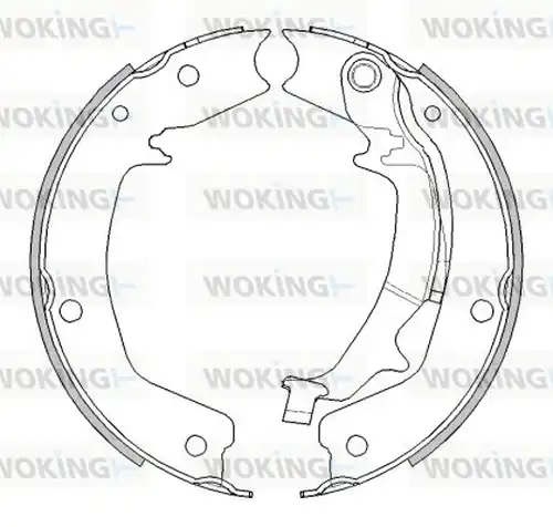 Cпирачна челюст, ръчна спирачка WOKING Z4489.00