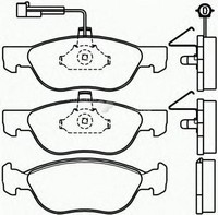 Дискови спирачни накладки BREMBO