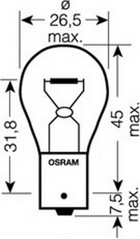 Крушка с нагреваема жичка OSRAM