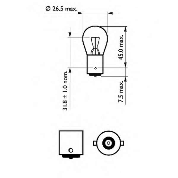 крушка с нагреваема жичка, мигачи| крушка с нагреваема жичка, главни фарове| крушка с нагреваема жичка, стоп светлини/габарити| крушка с нагреваема жичка, стоп светлини| крушка с нагреваема жичка, светлини на рег. номер| крушка с нагреваема жичка, задни светлини за мъгла| крушка с нагреваема жичка,  PHILIPS