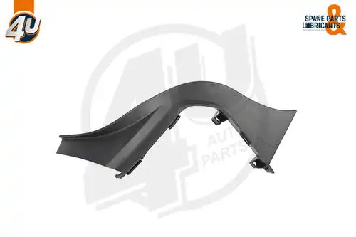 въздухозаборна решетка, броня 4U Autoparts 34437PU