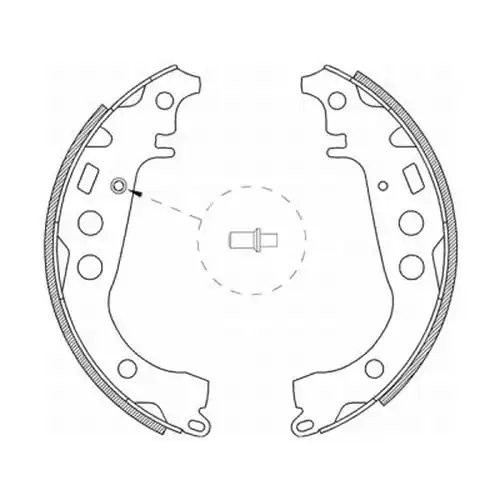 комплект спирачна челюст ABE C02059ABE