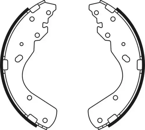 комплект спирачна челюст ABE C03044ABE