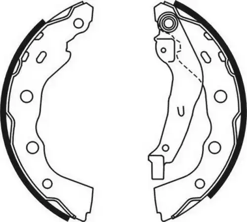 комплект спирачна челюст ABE C05059ABE