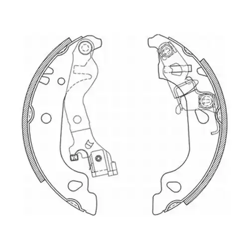 комплект спирачна челюст ABE C0F018ABE