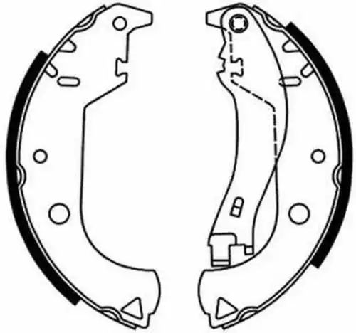 комплект спирачна челюст ABE C0F020ABE