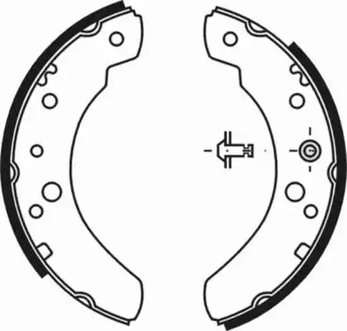 комплект спирачна челюст ABE C0G017ABE