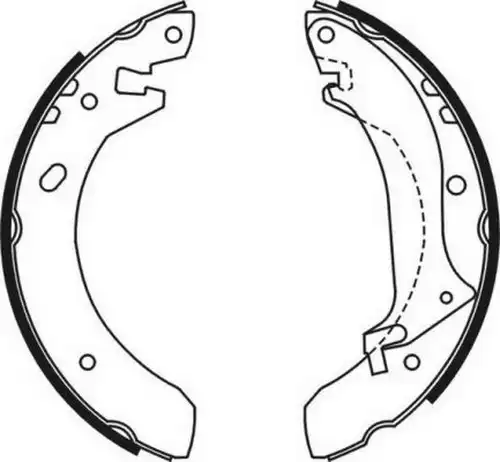 комплект спирачна челюст ABE C0I001ABE