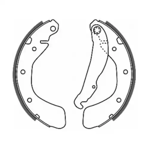 комплект спирачна челюст ABE C0X008ABE