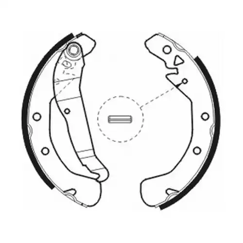 комплект спирачна челюст ABE C0X009ABE