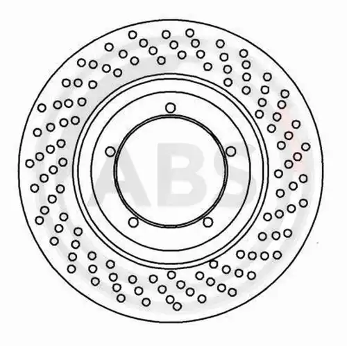 спирачен диск A.B.S. 15808