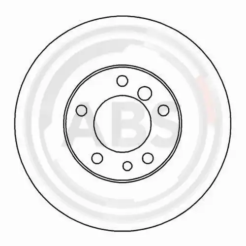 спирачен диск A.B.S. 16102