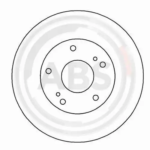 спирачен диск A.B.S. 16494