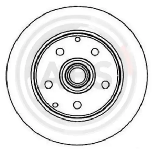 спирачен диск A.B.S. 16810
