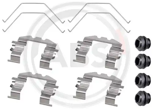 комплект принадлежности, дискови накладки A.B.S. 1957Q