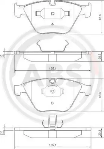 накладки A.B.S. 37346