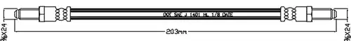 спирачен маркуч ABTEX ABH1074