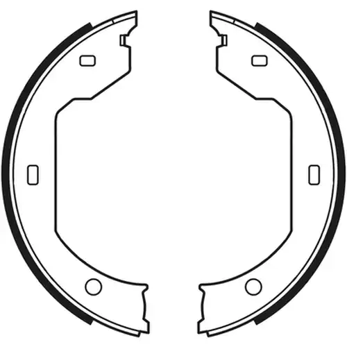 комплект спирачна челюст ABTEX ABS4069