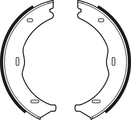 комплект спирачна челюст ABTEX ABS4088