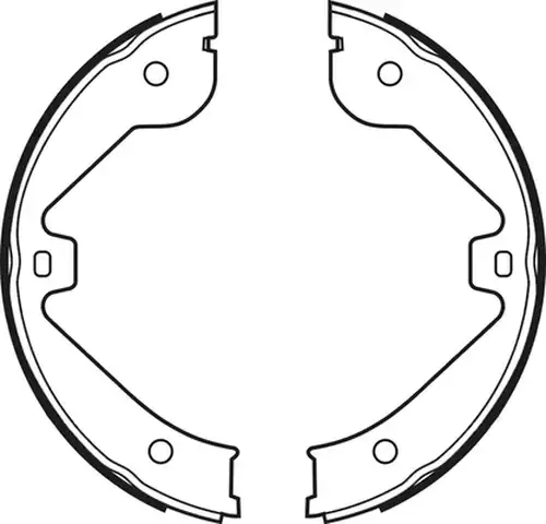 комплект спирачна челюст ABTEX ABS4091