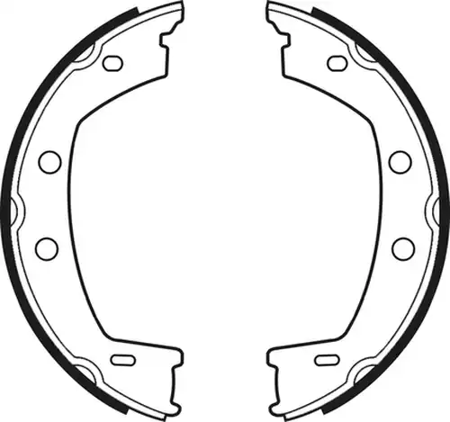 комплект спирачна челюст ABTEX ABS4135