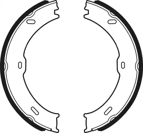 комплект спирачна челюст ABTEX ABS4153