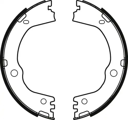 комплект спирачна челюст ABTEX ABS4157