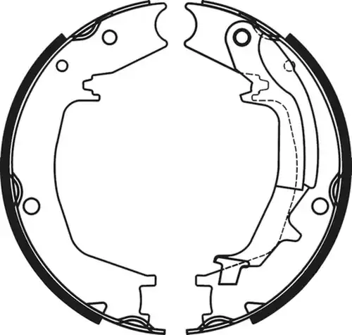 комплект спирачна челюст ABTEX ABS4158