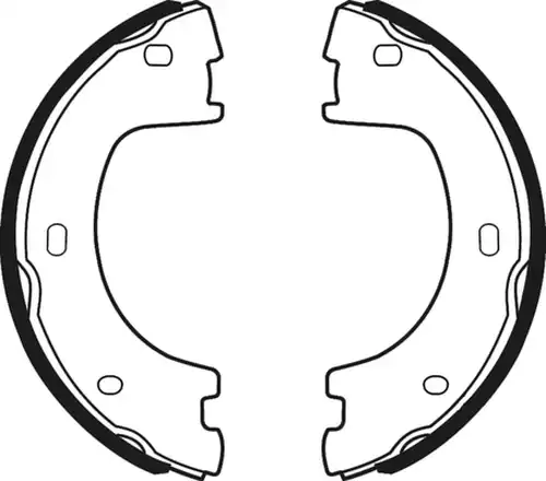комплект спирачна челюст ABTEX ABS4183
