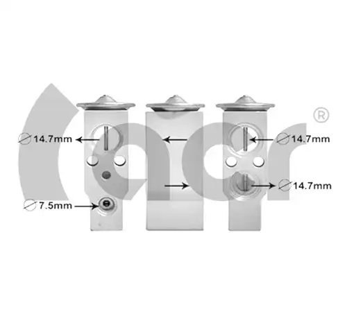 разширителен клапан, климатизация ACR 121197