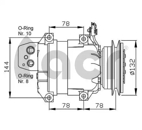 компресор за климатик ACR 133060R