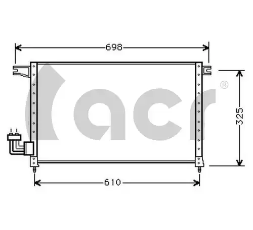 кондензатор, климатизация ACR 300130