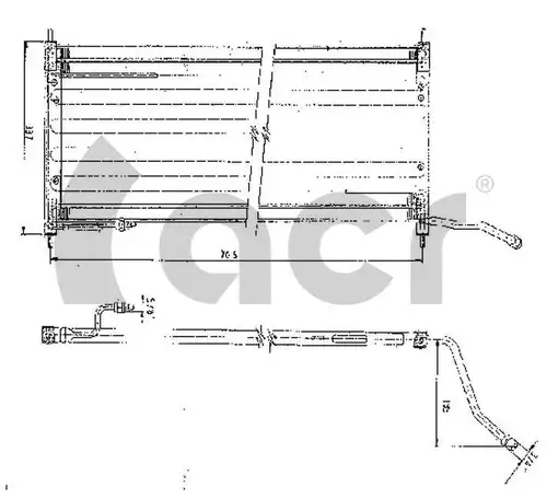 кондензатор, климатизация ACR 300145