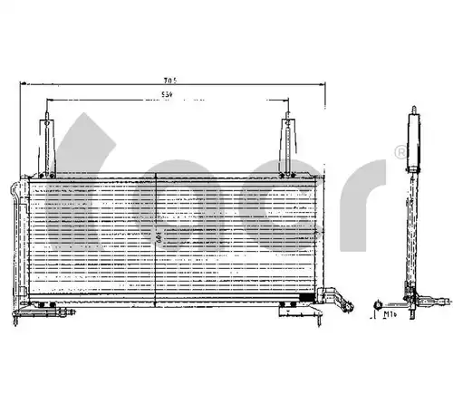 кондензатор, климатизация ACR 300151